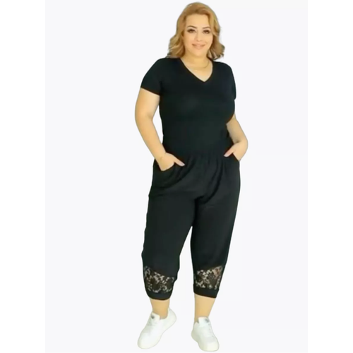 фото Брюки , размер 66, черный astoriadi