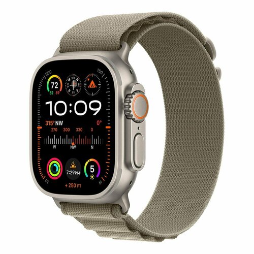 Часы Apple watch Ultra 2 Olive Alpine Loop L 9499000₽