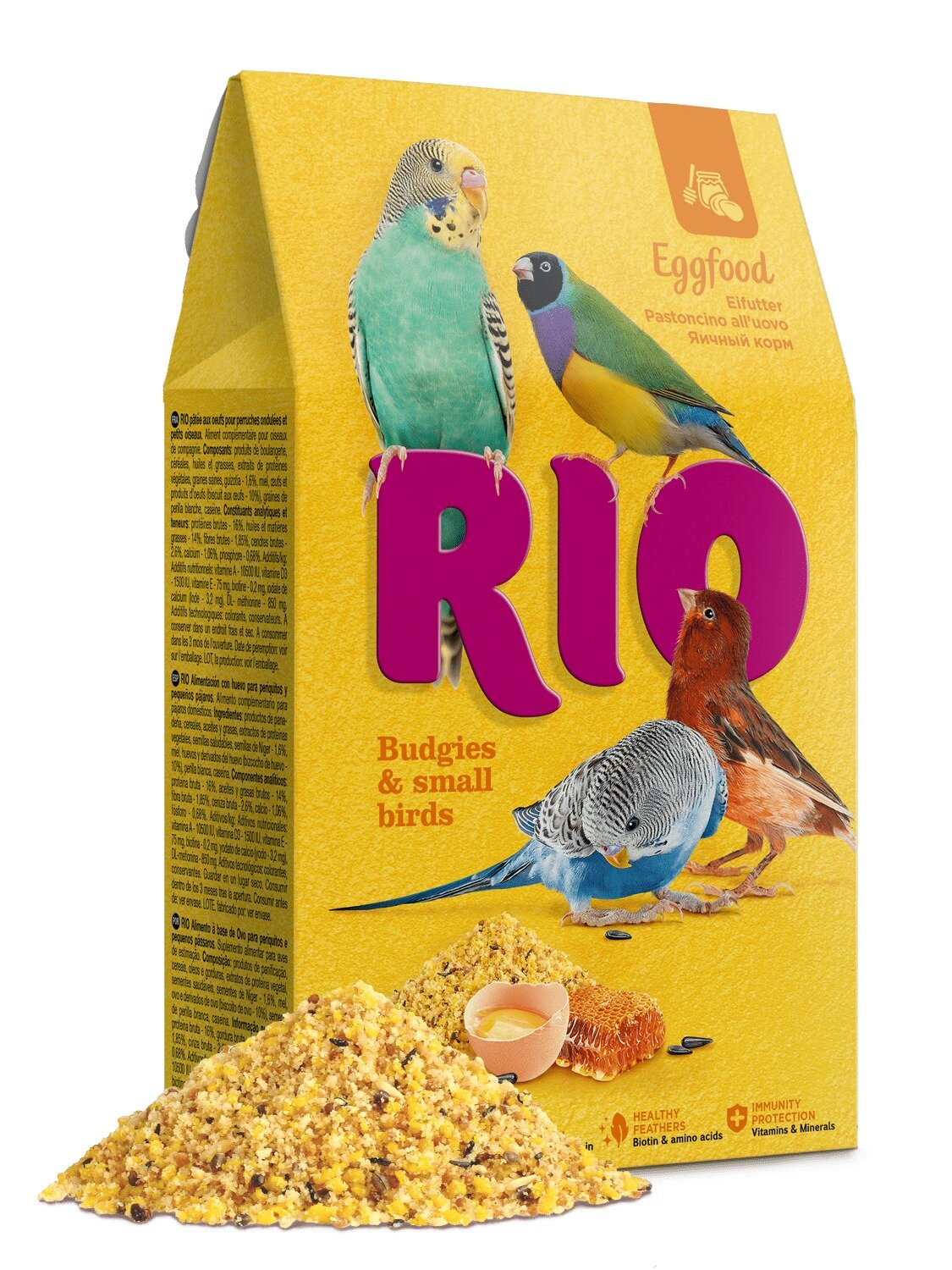 RIO Яичный корм для волнистых попугаев и других мелких птиц 250г
