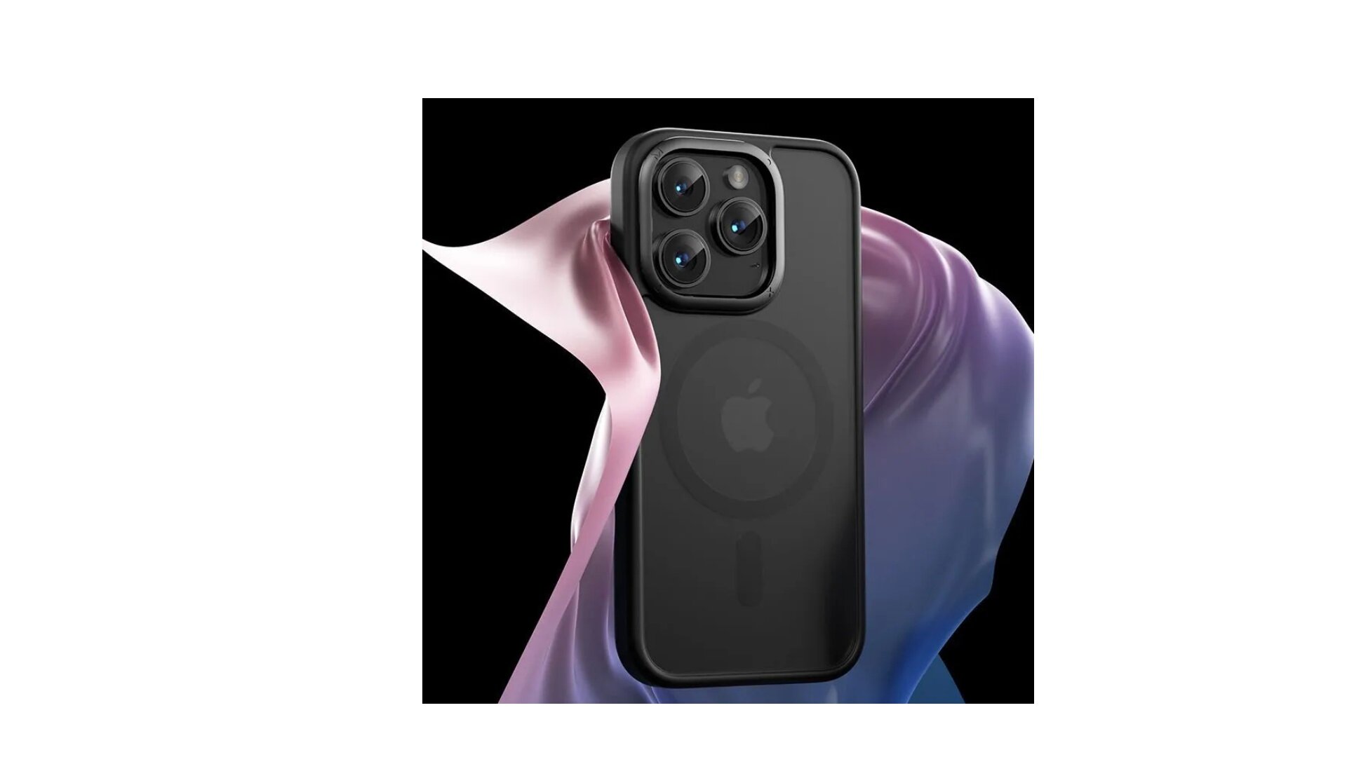 Чехол для iPhone 15 Pro Max 6.7", Momax CaseFORM PLAY Magnetic Case, TPU+PC, Черный