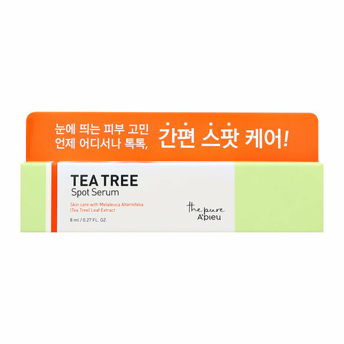 Точечное средство для лица `A`Pieu` Tea Tree успокаивающее 8 мл
