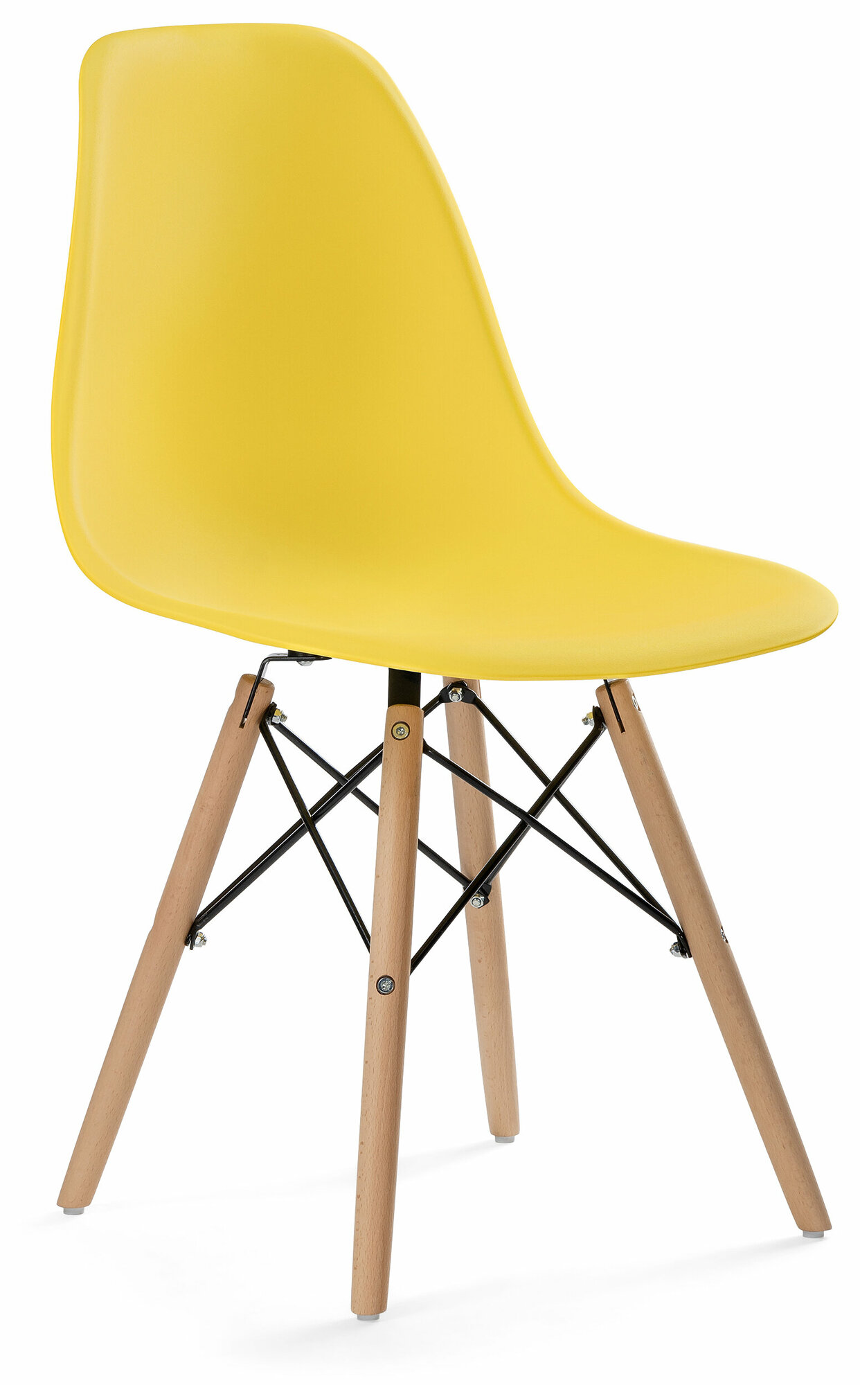 Стул для кухни Eames DSW , желтый