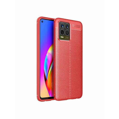 Brodef Fibre силиконовый чехол для Realme 8 Pro / Realme 8 Красный