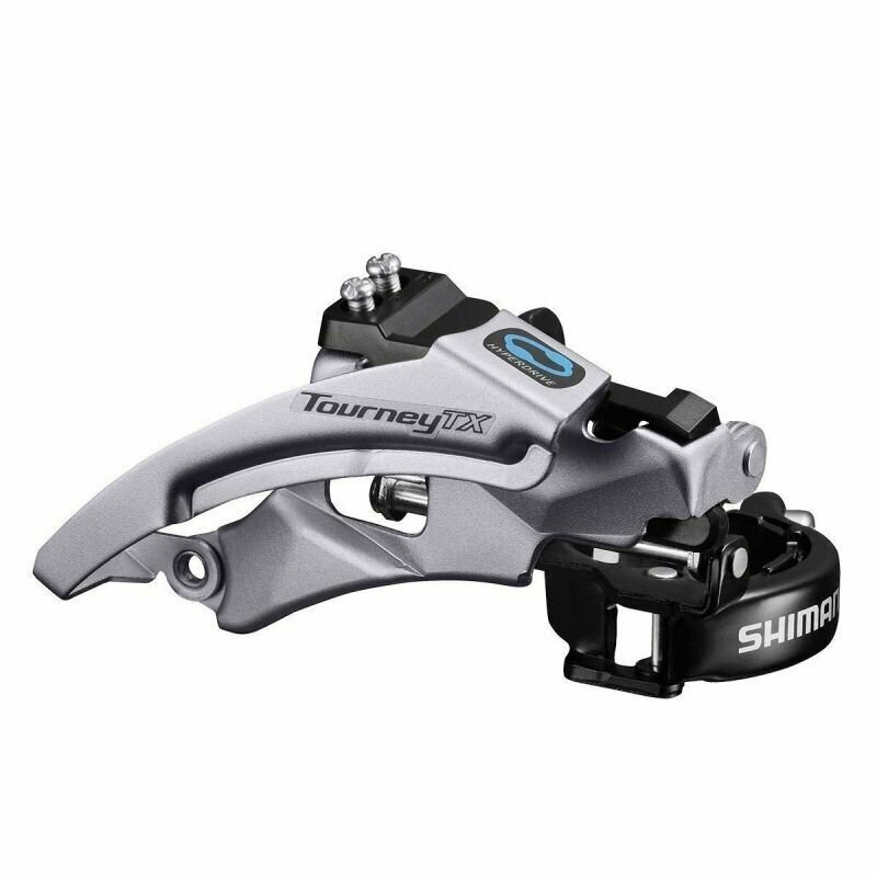 Переключатель передний Shimano Tourney, TX800, ун. тяга, нижн. хомут, уг:63-66
