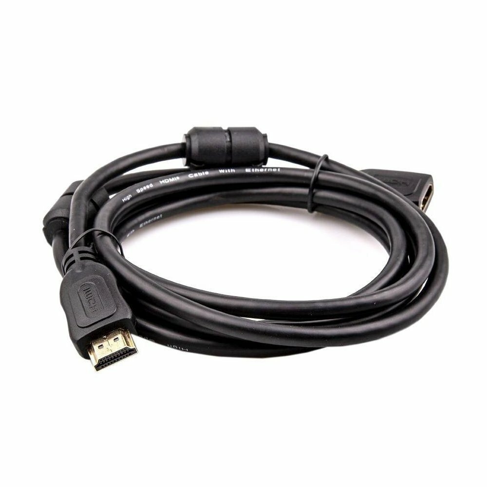 Кабель HDMI 5м TELECOM TCG200MF-5M круглый черный - фото №8