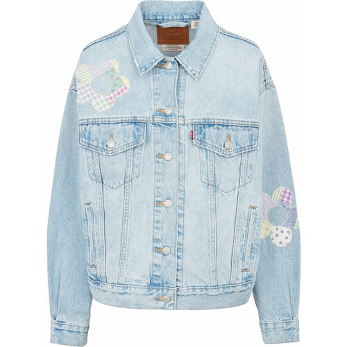 фото Джинсовая куртка levi's, размер l, голубой