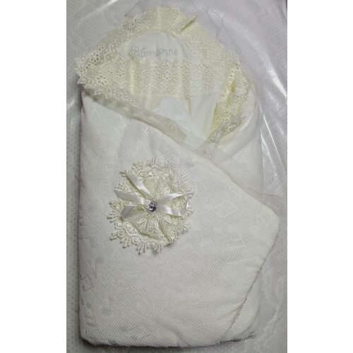конверт одеяло на выписку cherrymom baby elephant Конверт-одеяло на выписку Blumarine, 5 предметов,3590, молочный Т