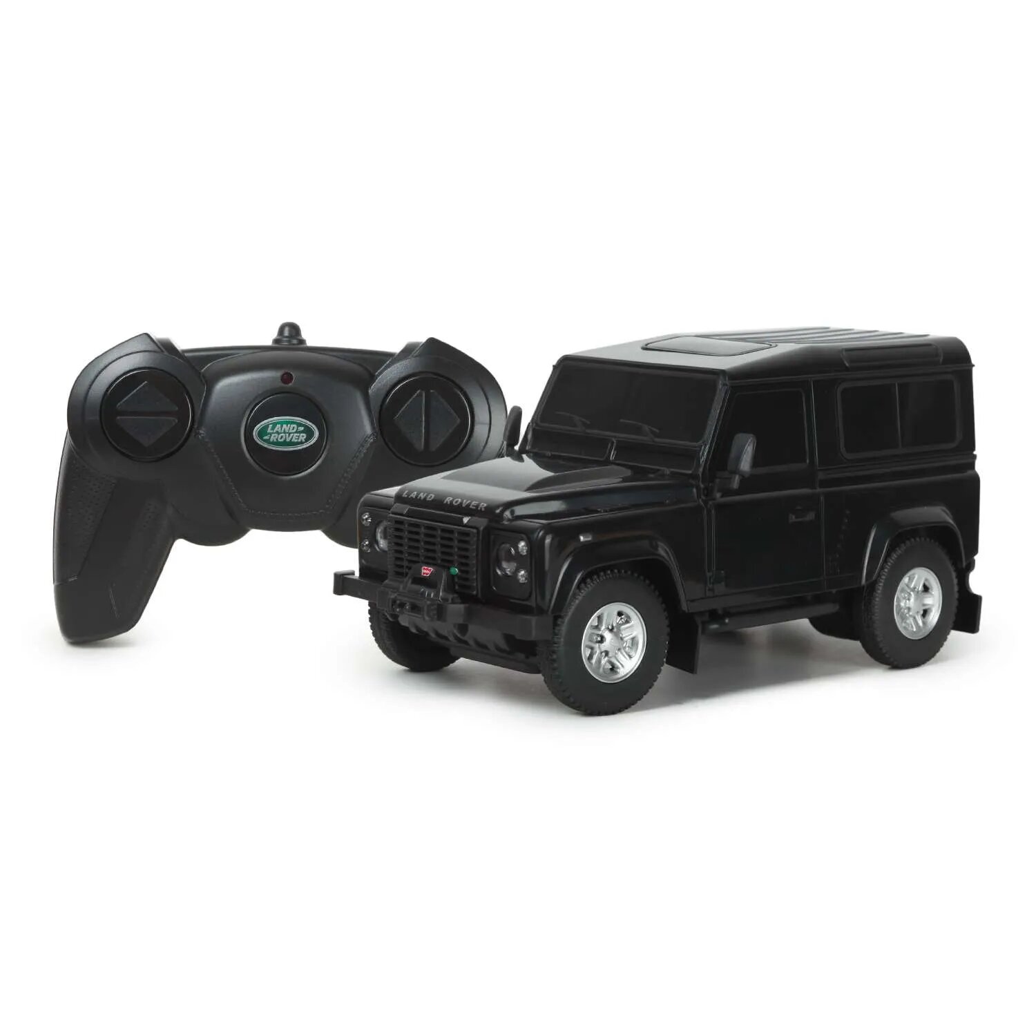 Машина Rastar РУ 1:24 Land Rover Defender Черная 78500-B