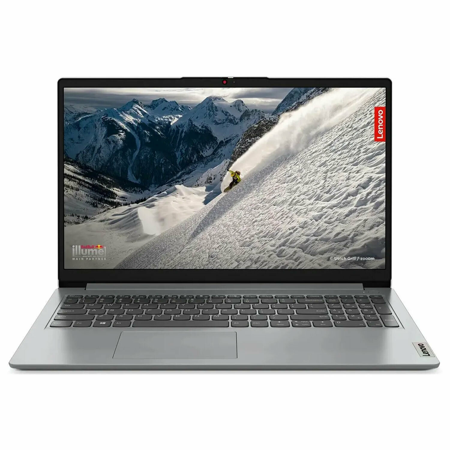 Ноутбук Lenovo IdeaPad 1 15AMN7, 15.6" (1920x1080) TN/AMD Ryzen 3 7320U/8ГБ LPDDR5/256ГБ SSD/Radeon Graphics/Без ОС, серый (82VG00LSUE)