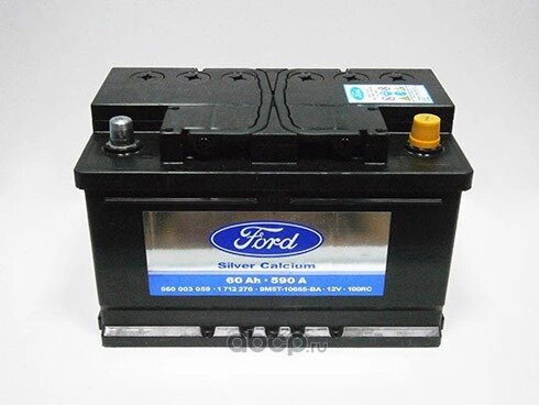 Аккумулятор FORD Standart 60 А/ч обратная R+ 278x175x175 EN590 А 2375059