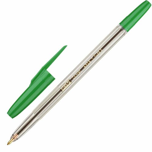 Ручка шариковая неавтомат. Attache Corvet зеленая, 0,7мм ручка шариковая attache corvet 0 7мм синий цвет чернил корпус прозрачный 1шт