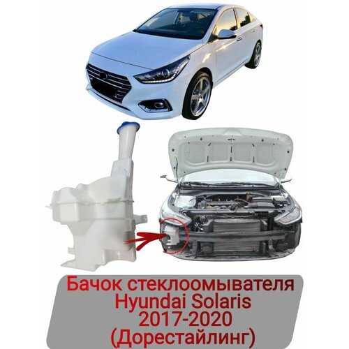 Бачок стеклоомывателя Hyundai Solaris 2017-2020 1680₽