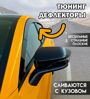 Характеристики модели Плоские тюнинг дефлекторы для окон Hyundai ...