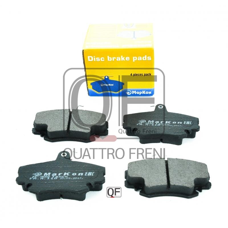 Колодки тормозные LOGAN CLIO MEGANE передние К-Т перед Markon 11800180
