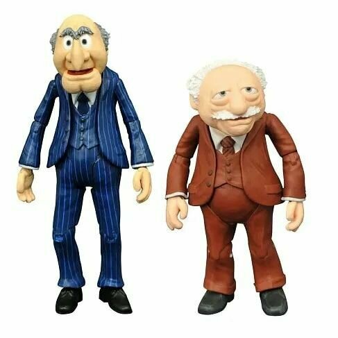 Стариканы 2 фигурки Маппет-Шоу, Muppets Statler Waldorf