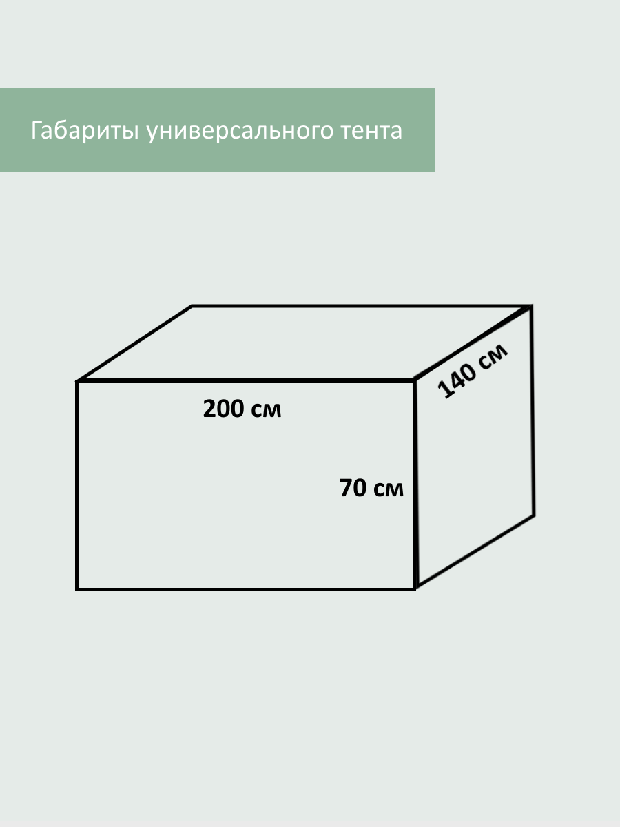 Укрывной тент для уличной и садовой мебели 200x140x70 см - фотография № 5