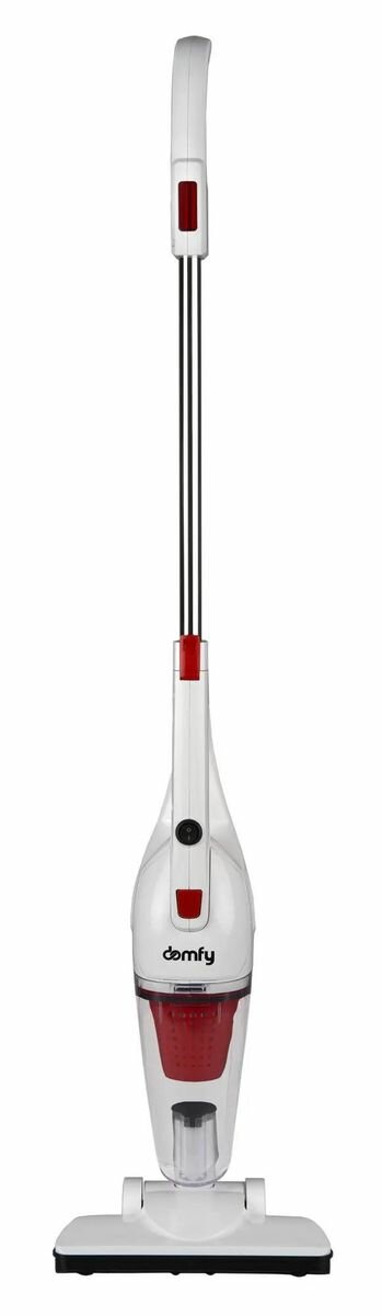 Ручной пылесос (handstick) DOMFY DSC-VC301, 1000Вт, белый/красный