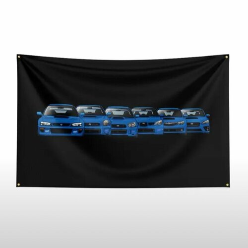 Флаг плакат баннер JDM Subaru Impreza Субару Импреза коллекционная модель субару импреза jada fast