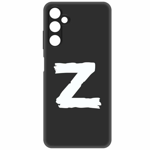 Чехол-накладка Krutoff Soft Case Z для Samsung Galaxy A05s черный чехол накладка krutoff soft case элегантность для samsung galaxy a05s черный