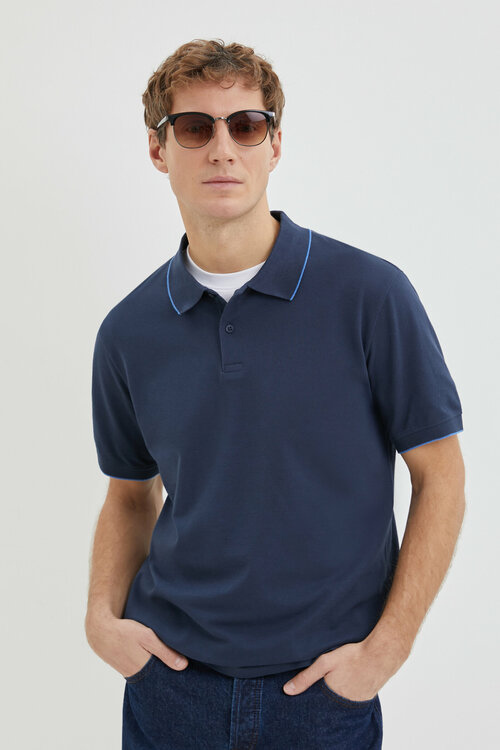 Рубашка FINN FLARE, размер 2XL(188-112-44), синий