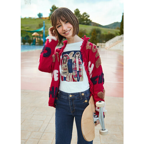 фото Лонгслив mayoral, размер 8 лет, белый