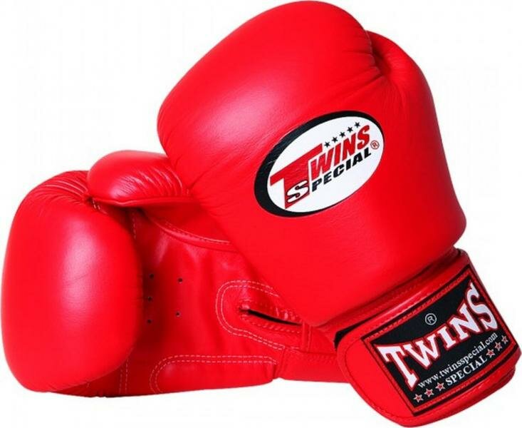 Детские боксерские перчатки Twins Special Red, M 5 oz, красный