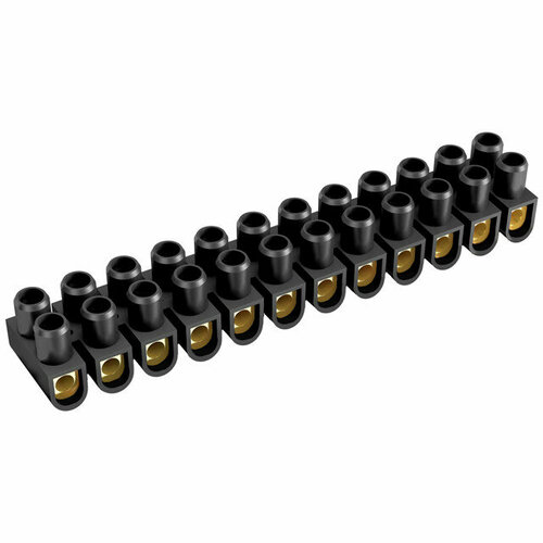 Зажим винтовой duwi зви-15 полипропилен 12пар черный 599₽