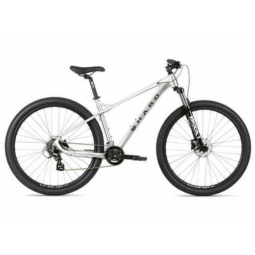 фото Горный велосипед haro double peak 29 sport (2021) 20" серебристый (178-185 см)