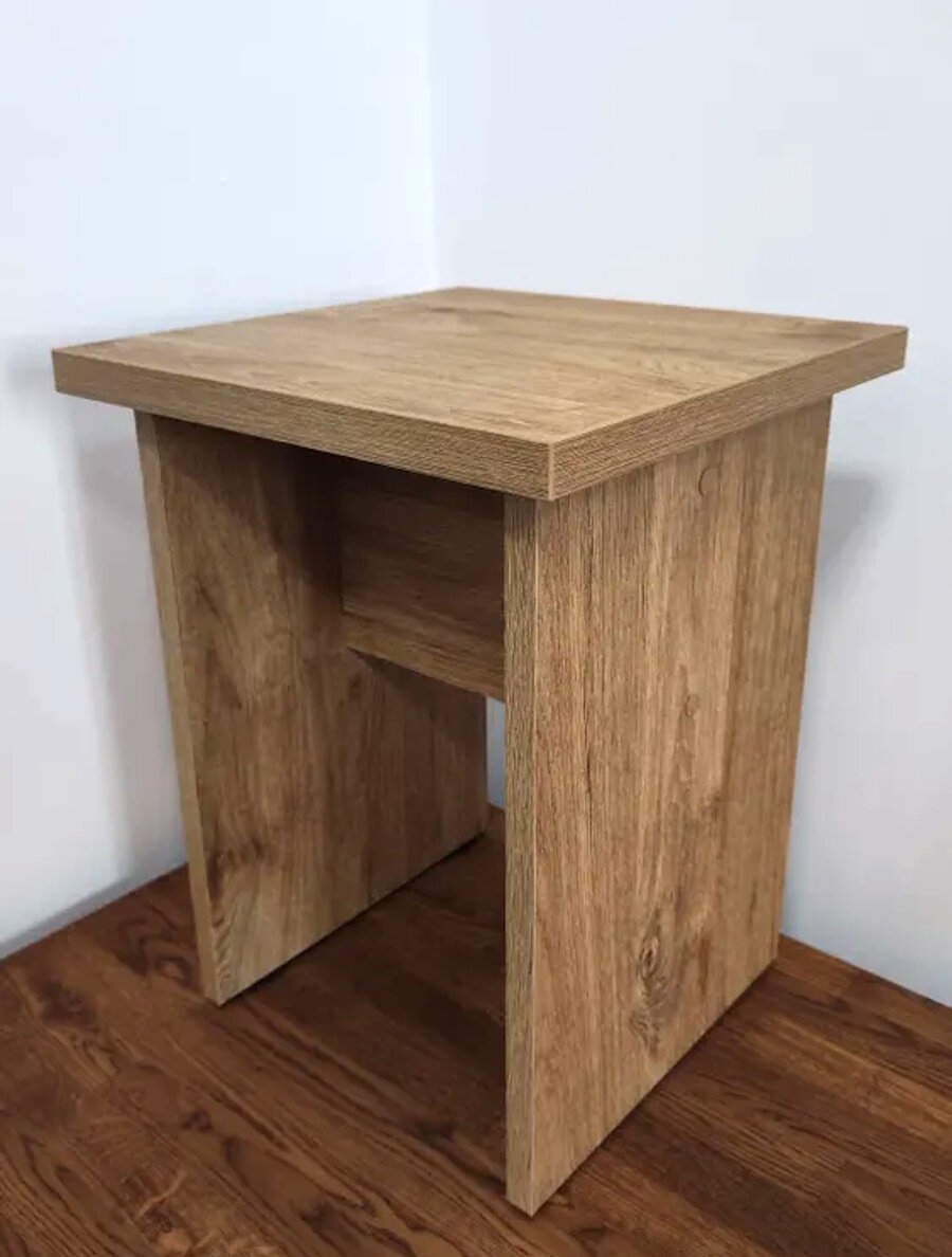 Табурет для кухни Grand ТБ-2, 35x35x45, ЛДСП, Тиквуд светлый