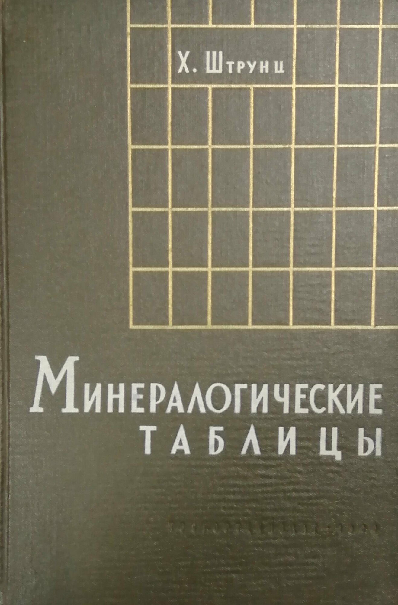 Минералогические таблицы.