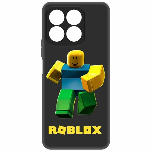 Чехол-накладка Krutoff Soft Case Roblox-Классический Нуб для Honor X8b черный чехол накладка krutoff soft case roblox классический нуб для iphone 15 черный