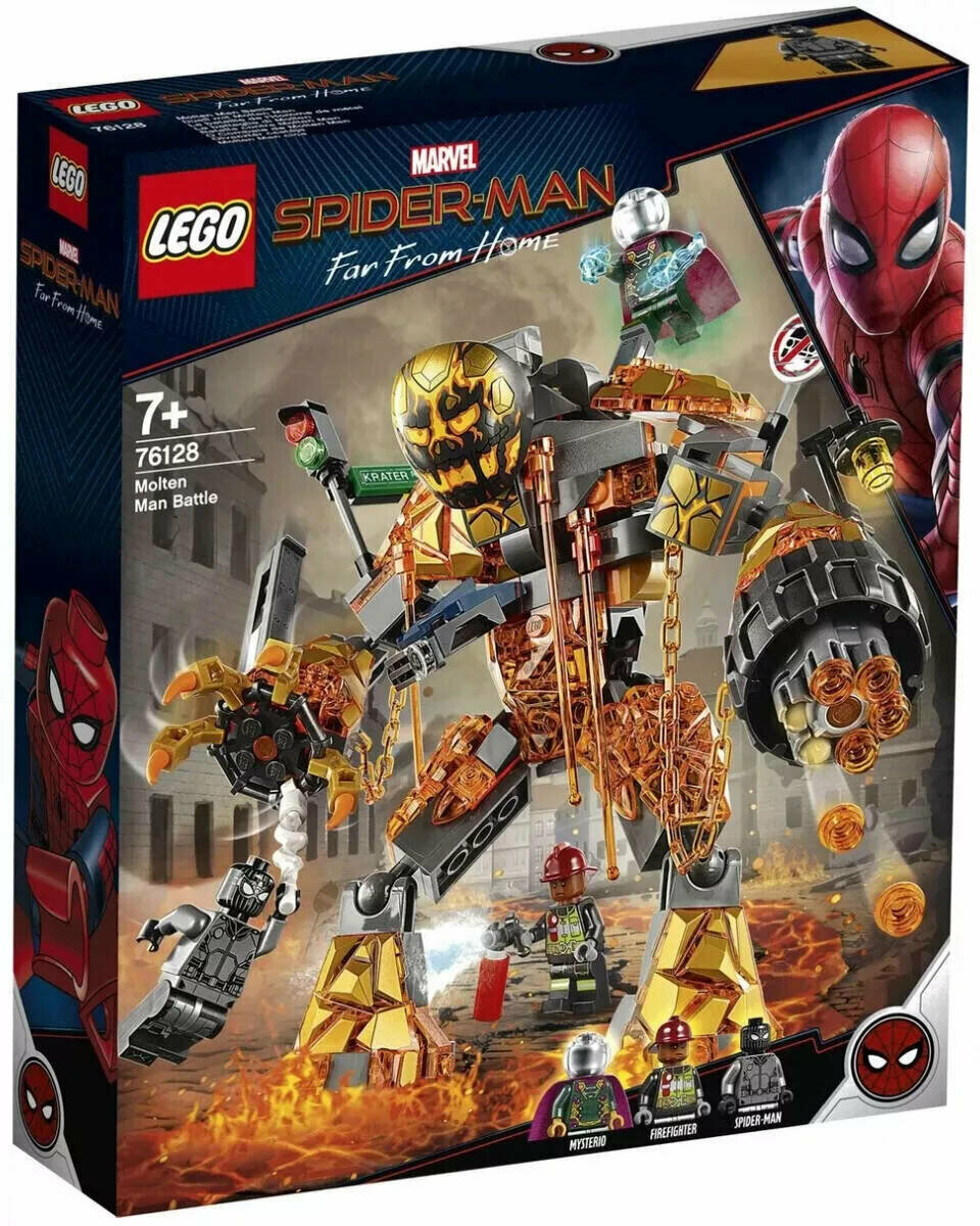 LEGO Super Heroes 76128 Бой с Расплавленным Человеком