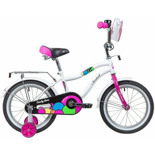 фото Велосипед novatrack candy 16" белый 165candy. wt23