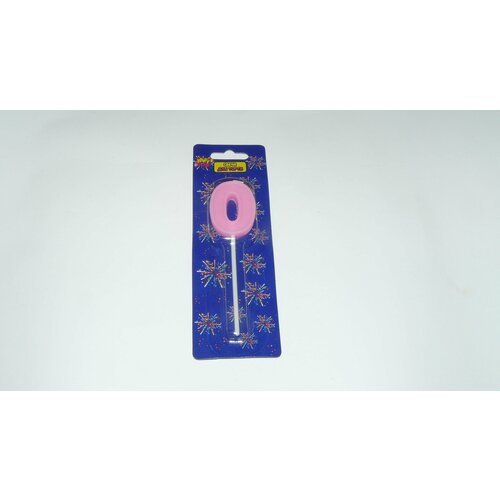 Свеча для торта цифра 0 240₽