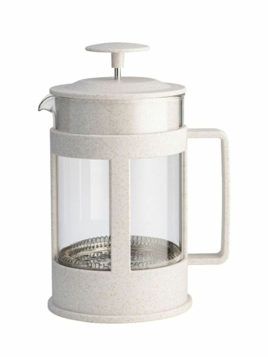 фото Френч-пресс 1000мл экологически чистый материал, стальной фильтр 18/10, боросил стекло LR06-50-1000
