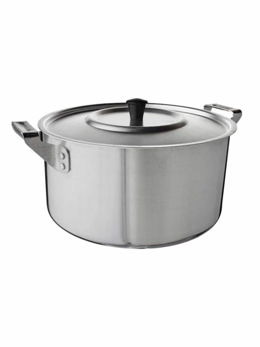 фото Кастрюля (алюм. 6л) полир. ПП-027 низкая