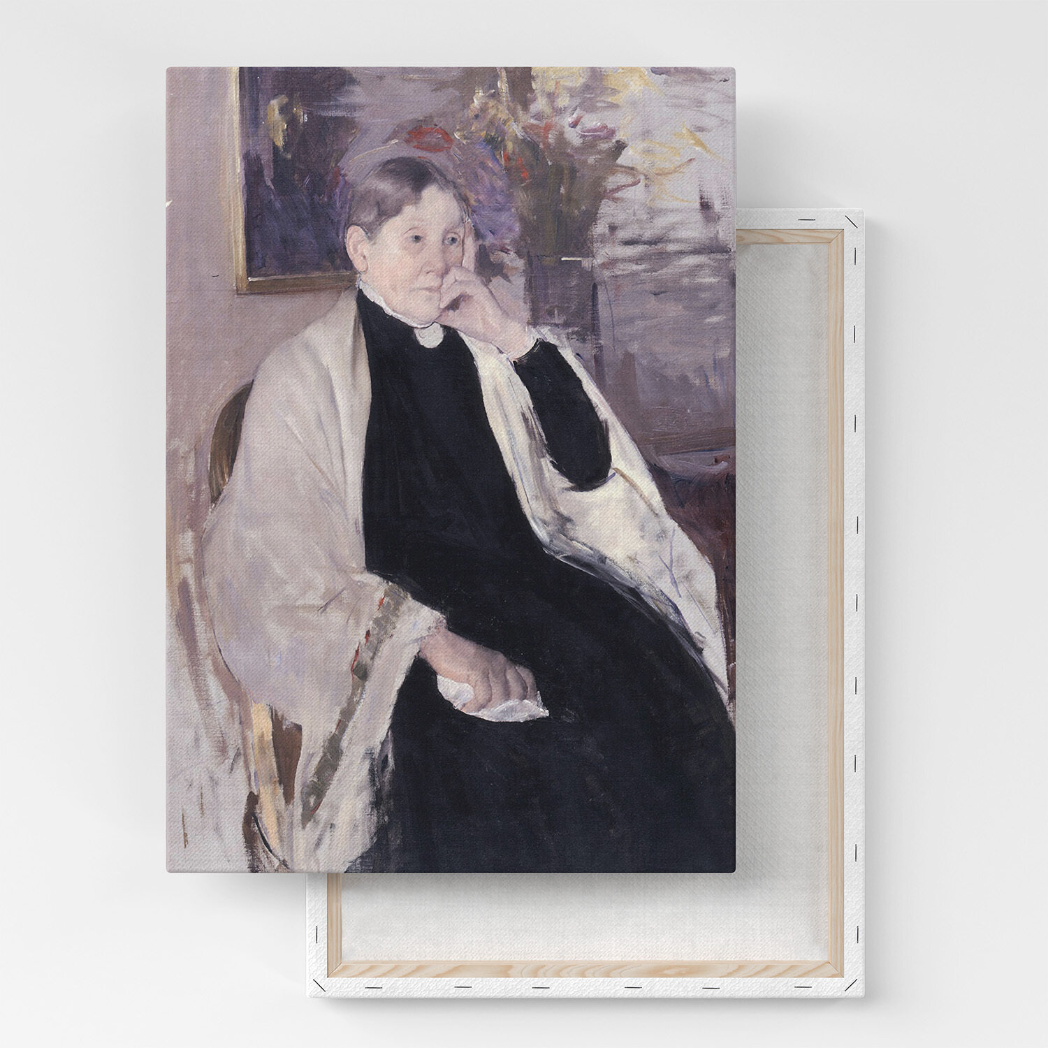 Картина на холсте, репродукция / Мэри Стивенсон Кэссетт - Mrs. Robert S / Размер 30 x 40 см