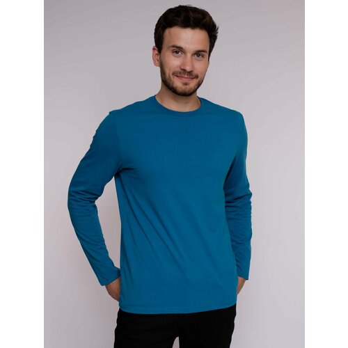 фото Лонгслив uzcotton premium, размер 46-48\m, , джинс