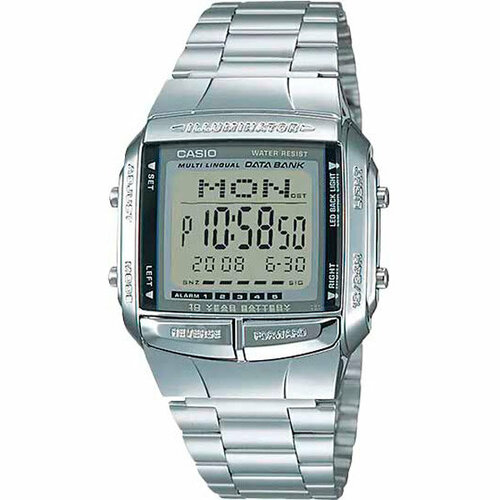 Наручные часы CASIO DB-360-1A, серый, серебряный