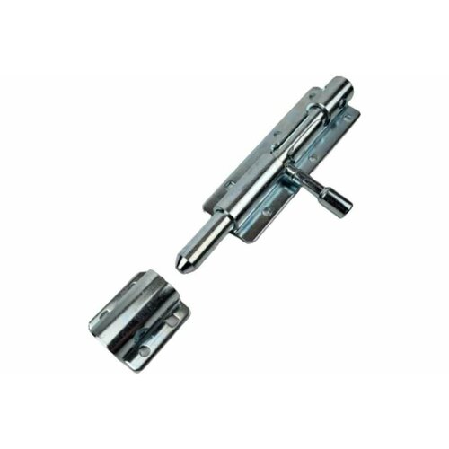 Прямой усиленный засов ALDEGHI LUIGI SPA 200x47 мм, цвет: цинк 267AZ20