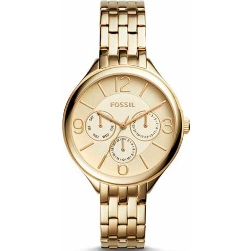 фото Наручные часы fossil, золотой