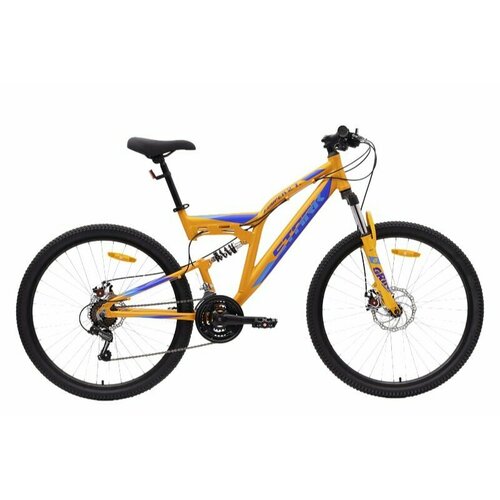 Велосипед взрослый Stark Jumper FS 27.1 D оранжевый/голубой, синий 20 (HQ-0014125)