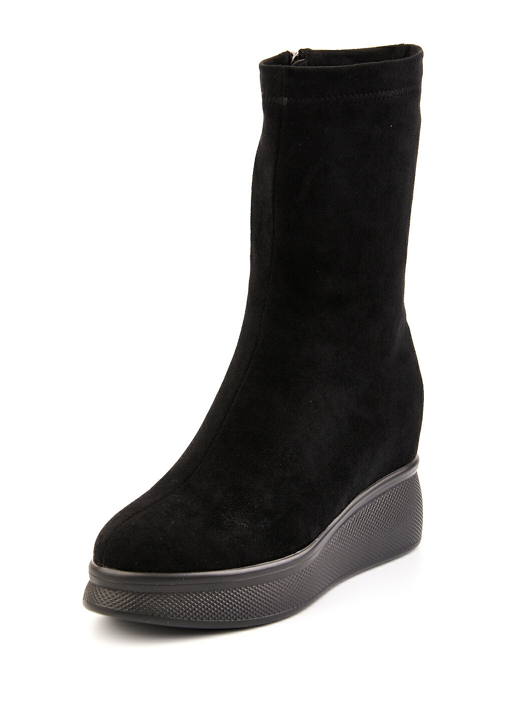 фото Черная замша ботинки женские Prominente размер 40