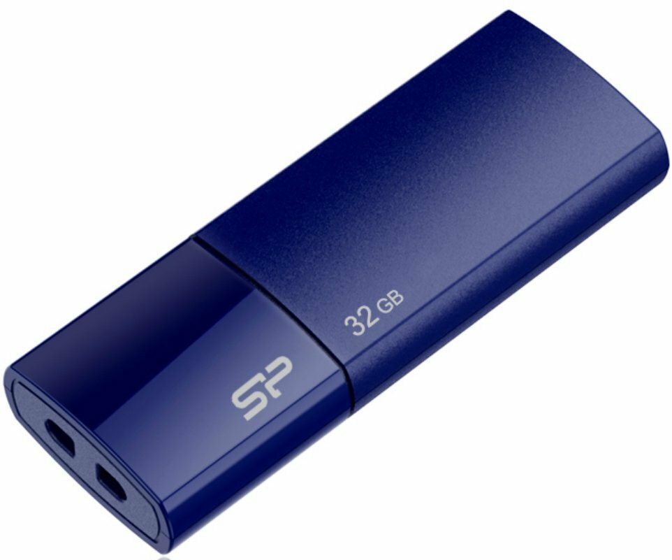 USB Flash накопитель 32Gb Silicon Power Ultima U05 Blue (SP032GBUF2U05V1D)