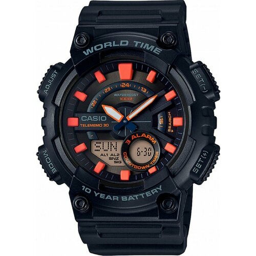 фото Наручные часы casio, черный