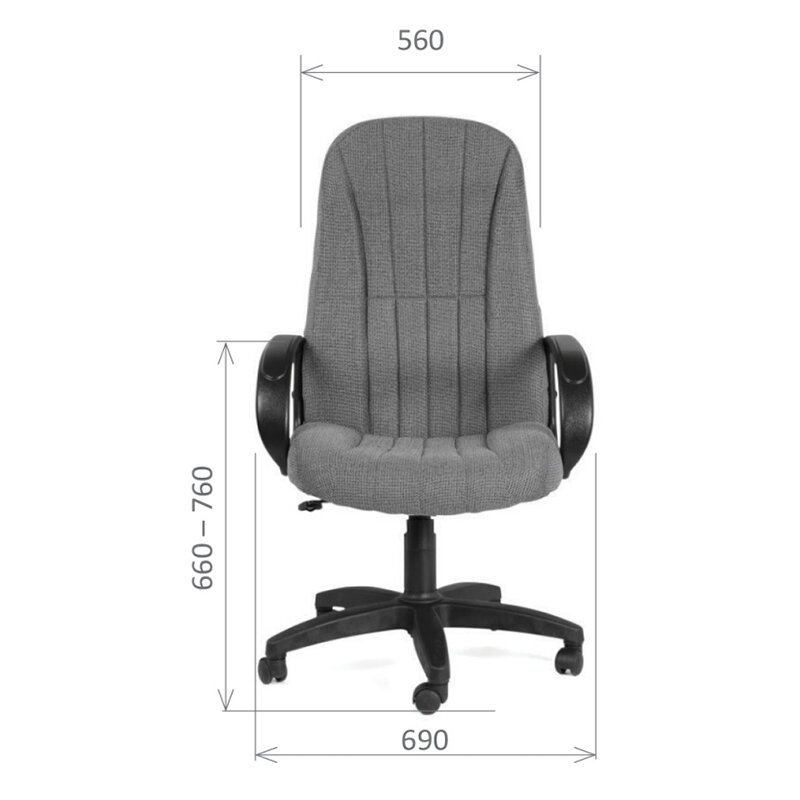 Компьютерное кресло Chairman 685 TW-12 Grey 00-07017607