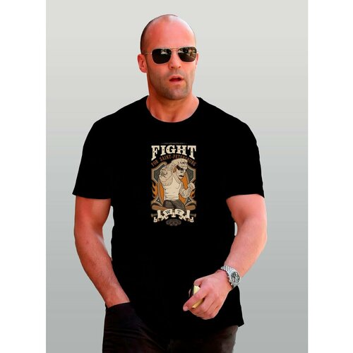 фото Футболка fight боец, размер 4xs, черный zerosell