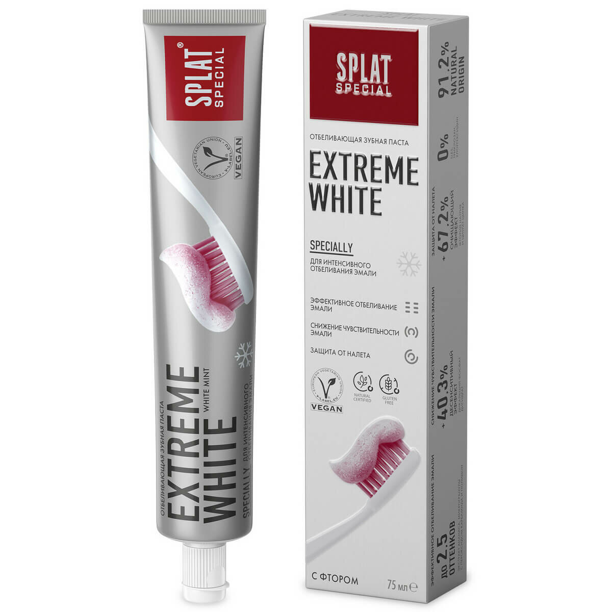 SPLAT Special Зубная паста Отбеливающая Extreme White, 75 мл, SPLAT Special