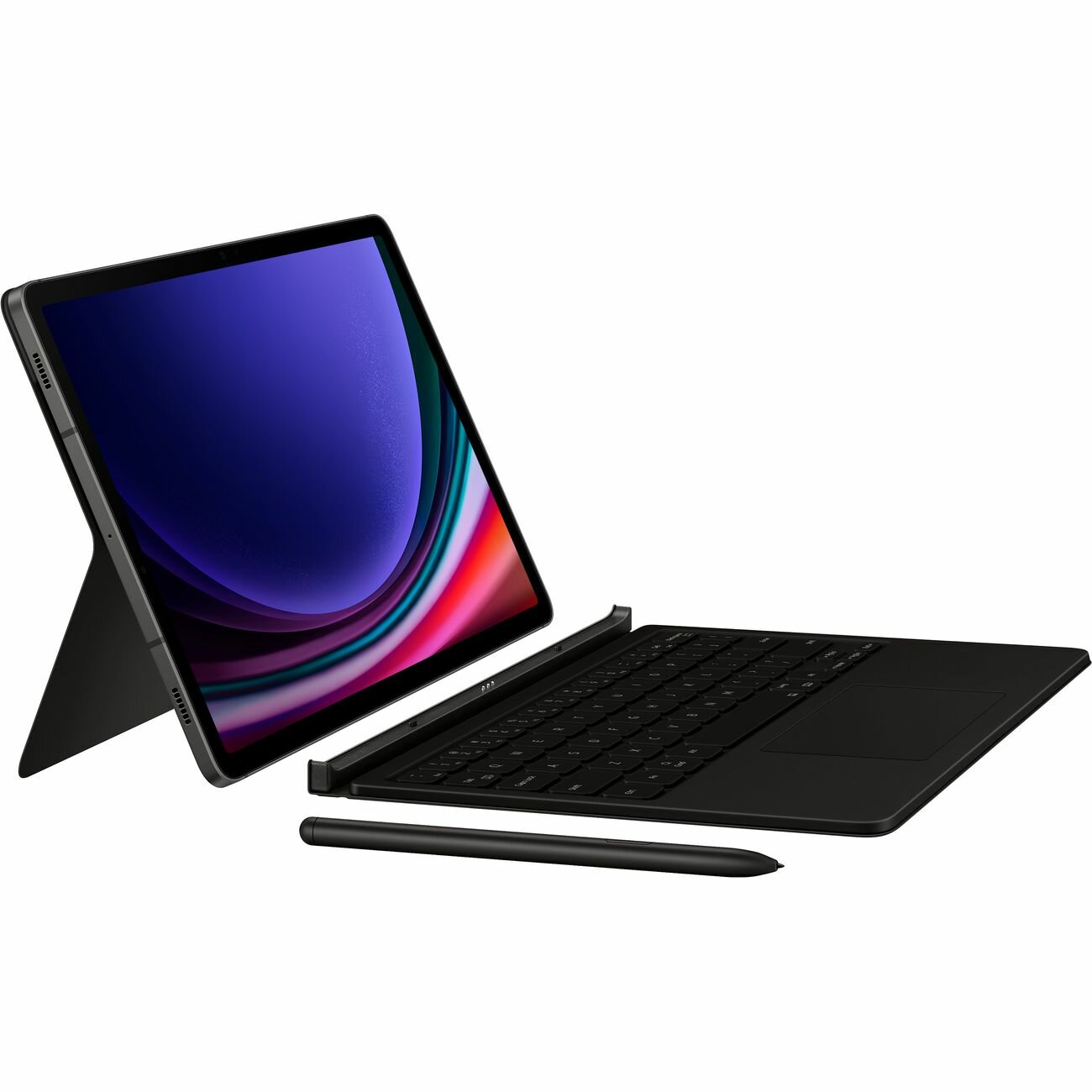 Чехол-клавиатура с тачпадом Samsung Book Cover Keyboard Galaxy Tab S9/Tab S9 FE Black (русская раскладка)