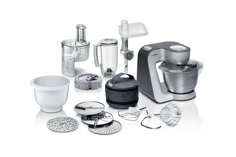 фото Кухонный комбайн Bosch MUM58365 1000 Вт, серый/серебристый